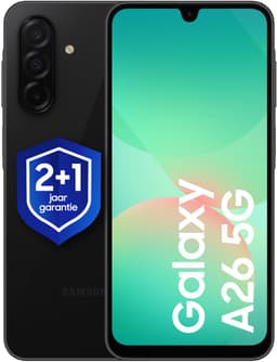 Samsung Galaxy A26 5G - 256GB - Black + 1 jaar extra garantie — thumbnail 1
