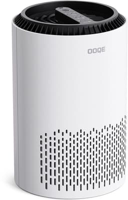 OOQE AIR PURE PRO - Geavanceerde Luchtreiniger met HEPA 13 filter | 99,9% efficiëntie | UV light technologie | Geschikt Voor Kleine en Grote Ruimtes | Fluisterstille Nachtstand | Aroma Therapie | Energiezuinig | Ontwerp Met Sfeerverlichting | Wit — thumbnail 3