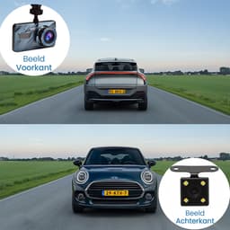 Living Needs - Dashcam voor auto voor en achter - Full HD met 170° zicht - Met nachtzicht en parkeermodus - 32GB SD-kaart voor dash cam — thumbnail 4