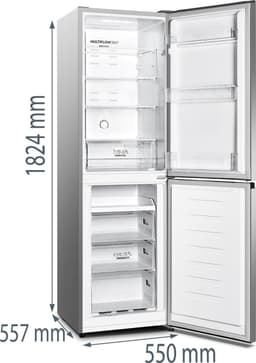Gorenje NRK418DCS4 Vrijstaand 256 l Grijs — thumbnail 3