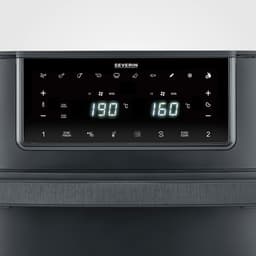 Severin FR 2490 Black Line Flex Heteluchtfriteuse XXL – 9 Liter – Dual Zone – Sync Cook & Sync Finish – 11 Programma’s – 2600W – Zwart — thumbnail 4