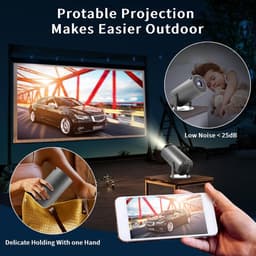 Lexium Mini beamer - Projector - Beamerscherm - Projectiescherm - Outdoor & Indoor Projector - — thumbnail 3