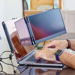 Alpha Pro Dual Portable Monitor 14 Inch Full HD USB-C - Inclusief Draagtas - Plug en Play - Draagbare monitor - Draagbaar scherm - USB Monitor — thumbnail 2