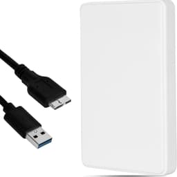 CLGP® Harde Schijf Extern - Draagbare - 1TB Opslag - Wit — thumbnail 1