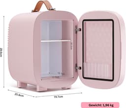 Skincare Fridge 4L - Organizer - Make up Koelkast - Beauty Fridge - Roze — thumbnail 5