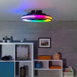 Plafondventilator met LED-lamp PLAVE - Ø485mm - 48W - RGB+CCT — thumbnail 5