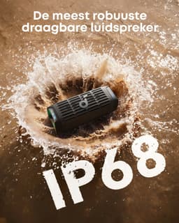 soundcore Boom 3i van Anker - Robuuste outdoorluidspreker - Bluetooth-luidspreker - Waterdicht IP68 - 50W BassUP 2.0 - Geluid - Bluetooth 5.3 - 16 uur speeltijd - Lichtshow + TWS-stereo - Kajakken - Vissen - Kamperen — thumbnail 3