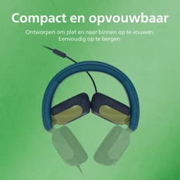 PHILIPS TAK2000CT/00 - Kinderkoptelefoon - 85 dB Veilig Luisteren - Audio Share - Ingebouwde Microfoon - Opvouwbaar - USB-C Adapter Inclusief - Licht Roze / Wit — thumbnail 3