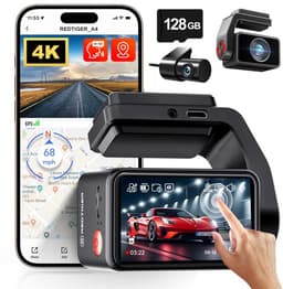 Redtiger F4 Pro 4K Touch Wifi Gps 2CH 128gb dashcam - Sony Starvis 2 sensor - 2,2 inch touchscreen Lcd - Wifi - Gps - Parkeermodus - 4K + Full HD resolutie - 128gb Micro SD kaart - dashcam voor auto — thumbnail 1