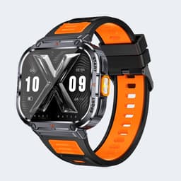 Smartwatch, kh50 ORANJE, Smartwatch Dames en Heren, Horloge, Smartwatch Bluetooth, Sporthorloge, Horloge Heren en Dames, Activity Tracker, Smartwatch Android, IPS Scherm, IP68 WATERDICHT, 30 Dagen Standby, Smartwatches geschikt voor IOS, Android — thumbnail 5