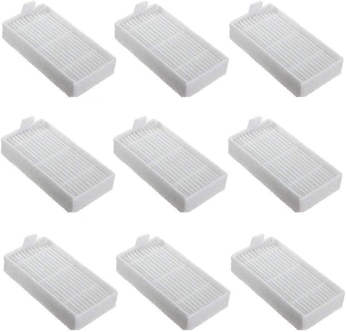 9 stuks vervangende HEPA-filters Geschikt voor Medion MD18500/MD18600/MD18501/MD16192/MD19510/MD19511/E32 (MD 18510)/E32 SW (MD 18503) / ILIFE V3/V3S Pro/V5/V5S Pro stofzuiger — afbeelding 1