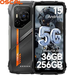 OSCAL PILOT 3 Robuuste Smartphone - 36GB RAM - 256GB ROM - 7500mAh - 6.78 Inch - Android 15 - IP68 Waterdicht -5G Dual SIM - NFC - Zwart — thumbnail 1
