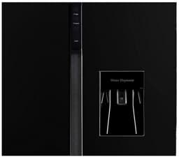 Amica AFN9561DXN - Amerikaanse Koelkast met 4 deuren - NoFrost - Waterdispenser met reservoir- 560 L - 183 cm H - Black RVS — thumbnail 5