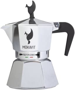 Percolator - Mokavit Alfonsina One – Italiaanse design Moka koffiezetter – 3 kopjes – Geschikt voor gas, vitro en inductie — thumbnail 3