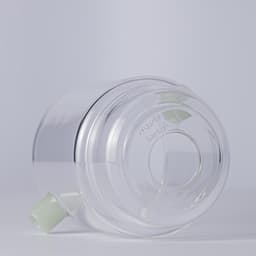 Slow Coffee / Drip Koffie Maker. Stapel glazen van Maarten Baptist vier glazen + koffie filter houder en 100 papiere koffie fiters en een borosilicaat glazen kannetje. — thumbnail 2