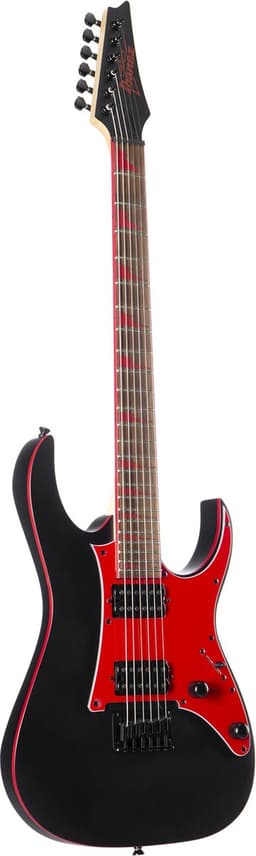 Ibanez GRG131DX-BKF - Gitaar - Elektrisch - Zwart/rood — thumbnail 1