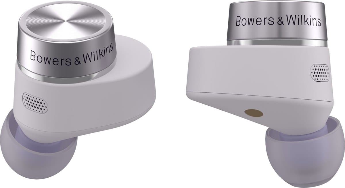 Bowers & Wilkins PI5 S2 Bluetooth oordopjes met Noise Cancelling, Meeslepend geluid en Draadloos opladen - Spring Lilac — afbeelding 1