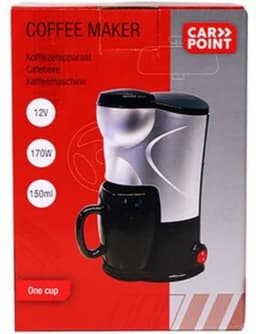 Carpoint Koffiezetapparaat – 150 ml – Met Mok – 170W – Voeding via sigarettenaansteker — thumbnail 2