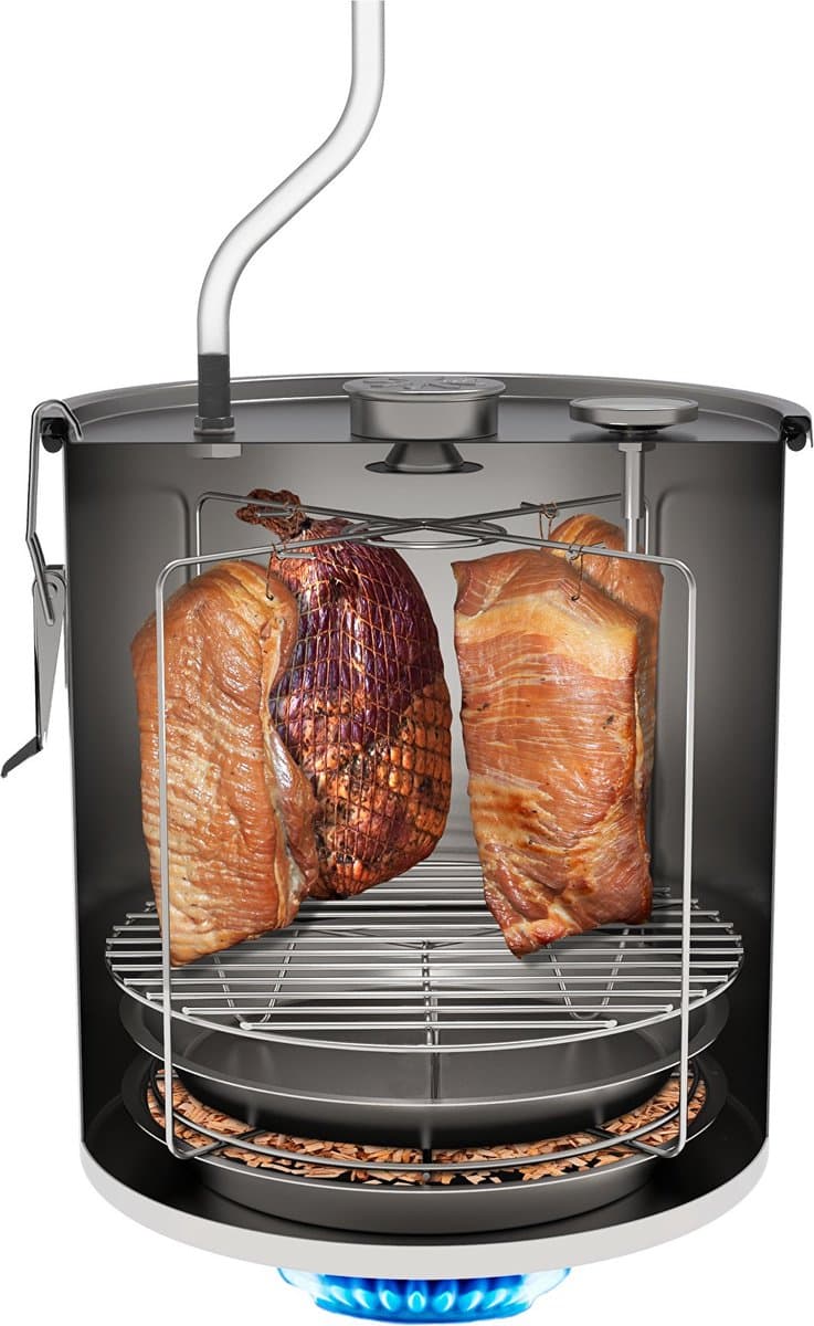 rookpan - rookoven - rokerij - meat smoker — afbeelding 1