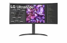 LG 34WQ75X-B 86,4 cm (34") 3440 x 1440 Pixels Quad HD LED Zwart — thumbnail 1