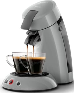 Philips Senseo Original Koffiepadmachine HD6553/70 - Keuze uit 1 of 2 Kopjes - Automatische Uitschakeling - Duurzame Materialen - Zilvergrijs — thumbnail 1