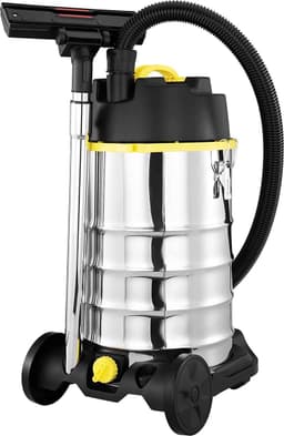 Royal Swiss® ED-012 Aspirateur Eau & Poussière – 1200W – Cuve Inox 30L – Puissante Aspiration 18 kPa – Avec Filtre HEPA & Fonction Soufflage — thumbnail 4