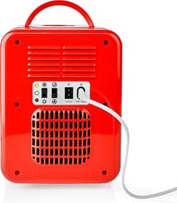 Nedis - Mini koelkast 6 l Rood — thumbnail 3