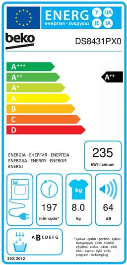 Beko DS8431PX0 - Warmtepomp droger — thumbnail 2
