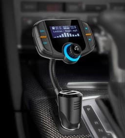 FM Transmitter Bluetooth - Autolader USB Oplader - Handsfree Bellen - MP3 - Auto Lader - Bluetooth Carkit - Muziek Streamen - Quick Charge 3.0 — thumbnail 3