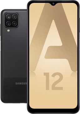 Samsung Galaxy A12 SM-A127F 16,5 cm (6.5") Dual SIM 4G USB Type-C 4 GB 64 GB 5000 mAh Zwart — thumbnail 1