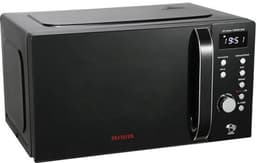 Digitale magnetron met grillfunctie - 20L - 700W - zwart - inclusief draaiplateau & rooster — thumbnail 1