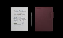 reMarkable Paper Pro met Marker Plus en Burgund Book Folio Hoes - digitaal notitieblok — thumbnail 3