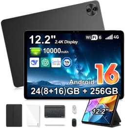Tablet Blackview Mega 5 - 12,2 inch 2,4K IPS 120 Hz - Android 16 - 24 GB (8+16) RAM, 256 GB ROM - 10000 mAh 55W - WiFi 6 - 1080P Widevine L1 - Zwart — thumbnail 1