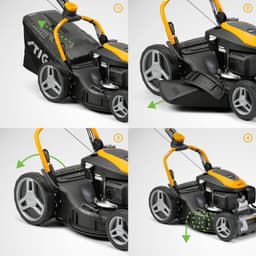 STIGA Combi 748 V Grasmaaier - Benzine - 46 cm - 4-in-1 — thumbnail 4