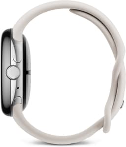 Google Pixel Watch 3 41mm Smartwatch - Zilverkleurig/Porselein - met simkaart ondersteuning — thumbnail 3