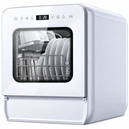 Tafelmodel Vaatwasser 4 Couverts – 9 Programma's – 5L Waterreservoir – 360° Reiniging – Startuitstel — thumbnail 1