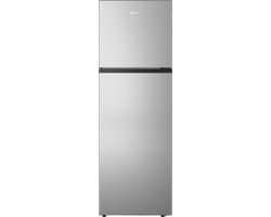 Lincoln Prestige PRDP25FDI Vrijstaande Koelvriescombinatie - Dubbeldeurs Koelkast met Inverter Compressor - Total No-Frost - 251 Liter - Zilver