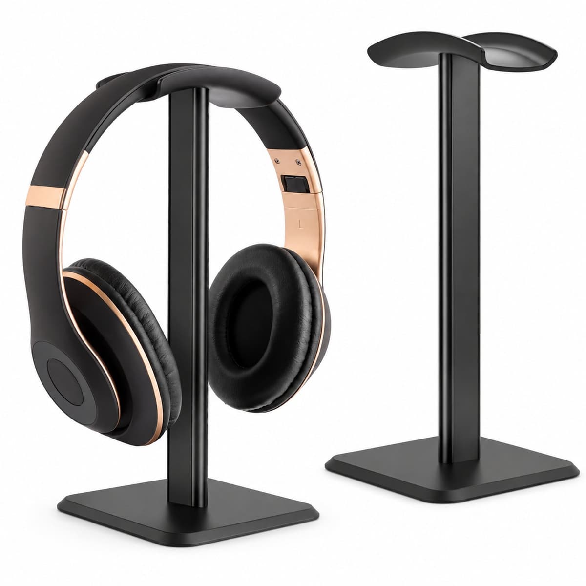 Koptelefoon Standaard Universeel - Headset Stand - Hoofdtelefoonhouder - Zwart — afbeelding 1