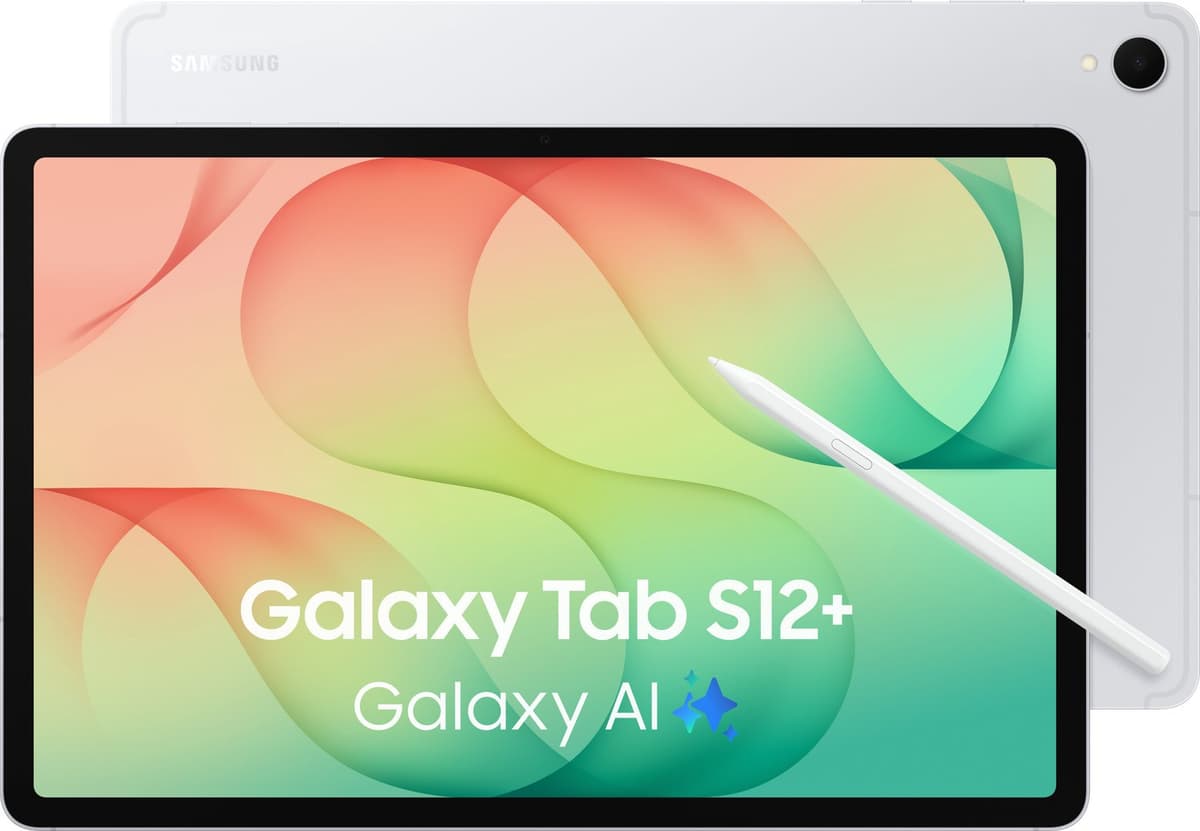 Samsung Galaxy Tab S12 Plus - Wi-Fi - 256GB - Silver + 1 jaar extra garantie — afbeelding 1