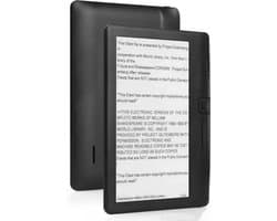 E-reader - 16 GB - 7 inch - E-readers & accessoires - Met hoes & screenprotector - Met oortjes - Luisterboeken - Zwart