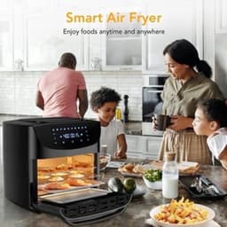 Airfryer - 18L – Heteluchtfriteuse - 10-in-1 Digitale Convectie Oven – 1800W - Airfryer en Toaster Combinatie – Groot Formaat - met LED Scherm - Meerdere Rekniveau's — thumbnail 5