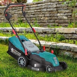 Elektrische Grasmaaier – Elektrische Maaier – Benzinevrije Grasmaaier – Tuinmaaier – Mulchmaaier – 1800 W Motor – 42 cm Maaibreedte — thumbnail 4