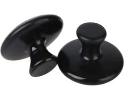 Set van 2 Natuurlijke Massagestenen voor Hot Stone Therapie - Ideaal voor Lichaam en Gezicht, Spa en Ontspanning
