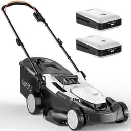 Accu Grasmaaier – Elektrische Gazonmaaier – Draadloze Maaier – Lithium-ion Maaier – Mulchmaaier – 43 cm Maaibreedte – Brushless Motor & 40L Grasopvangbak — thumbnail 1