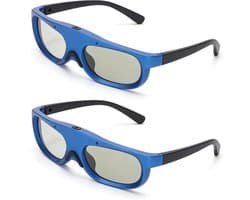 DLP Link Active Shutter 3D-bril Oplaadbaar 144 Hz, Lichtgewicht en Comfortabel, Links-rechts Oogrotatie voor DLP Link-projector