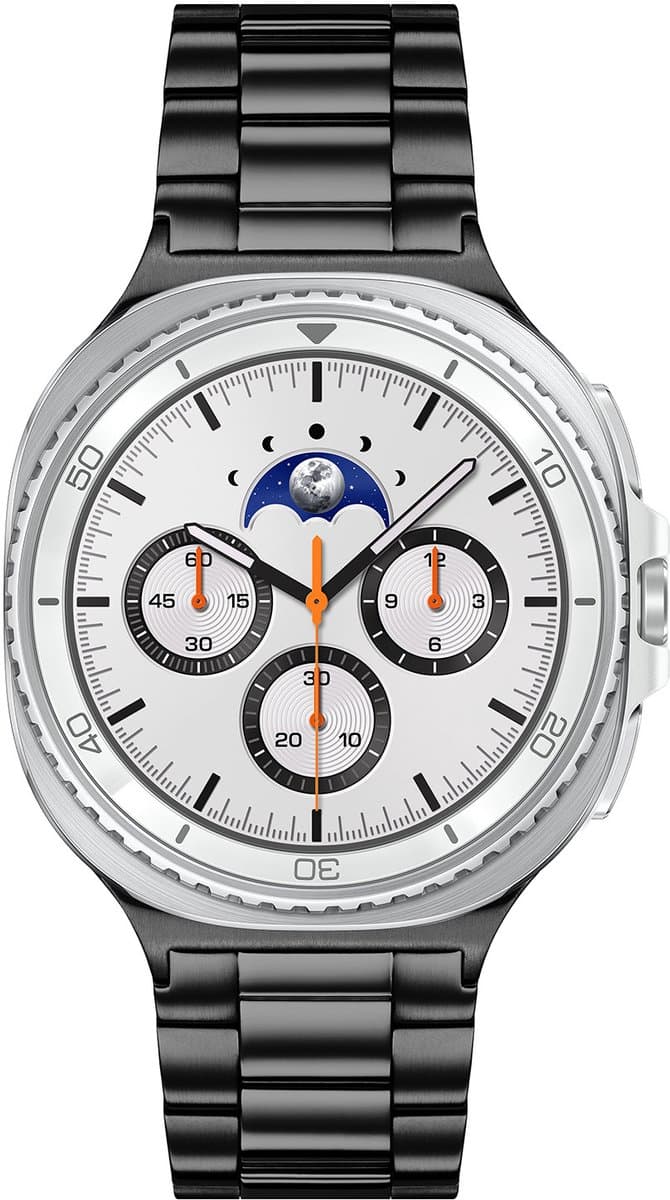 Samsung Special Edition Galaxy Watch 8 CLASSIC LTE Wit/Zwart Staal 46mm — afbeelding 1