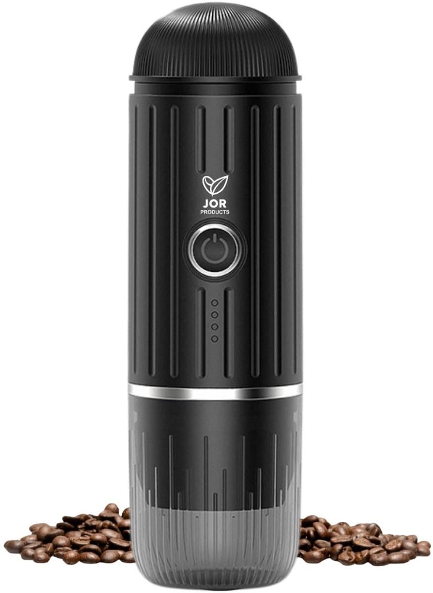 JOR Products® Draagbare Espresso Maker - Koffiebonen - Koffiemachine - Nespresso - Espressomachine - Reizen - Camping - Travel - Barista — afbeelding 1