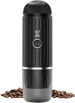 JOR Products® Draagbare Espresso Maker - Koffiebonen - Koffiemachine - Nespresso - Espressomachine - Reizen - Camping - Travel - Barista — thumbnail 1