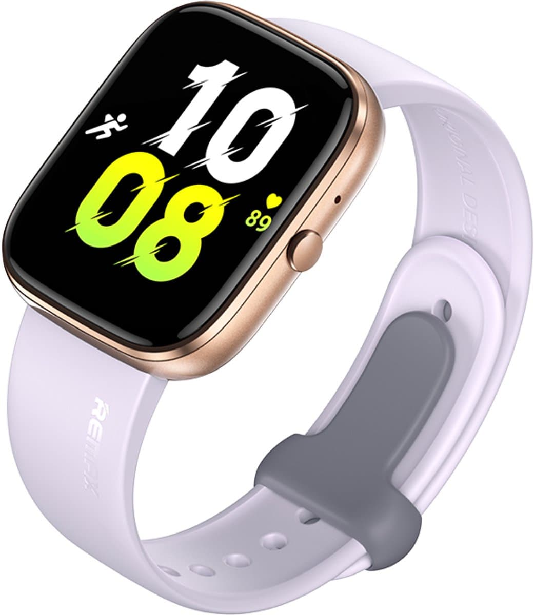 Remax WATCH25 - SmartWatch - IP68 - Sport Modi - Rose Goud — afbeelding 1