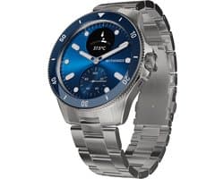 Withings ScanWatch Nova - 42mm Hybride Smartwatch - ECG, AFib Detectie, SpO₂ Meter, Hartslagmeter, Slaaptracker, 24/7 Temperatuurmeting, 35 Dagen Batteri, Saffierglas, 10 ATM Waterdicht